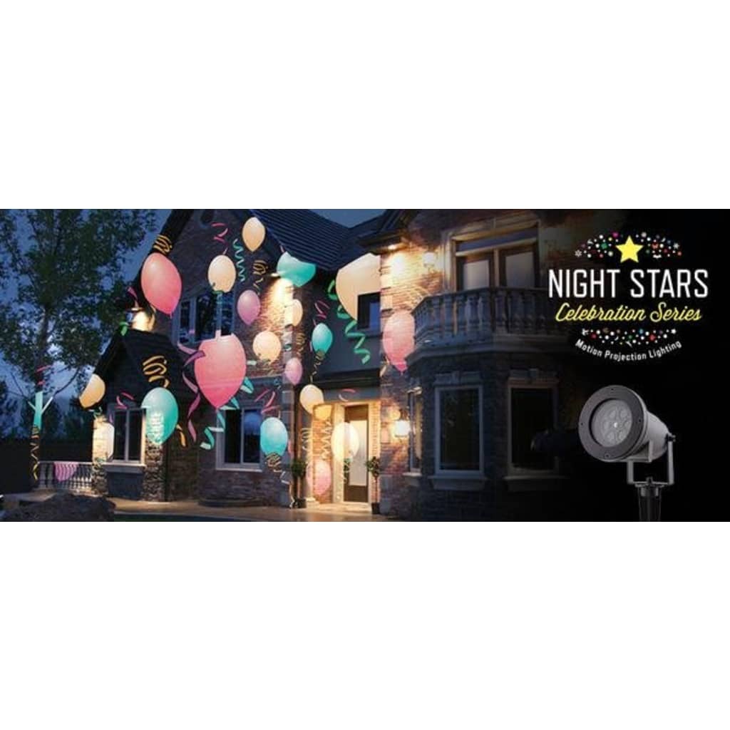 Night Stars Projetor LED Holiday Charms 6 padrões 12 W NIS004