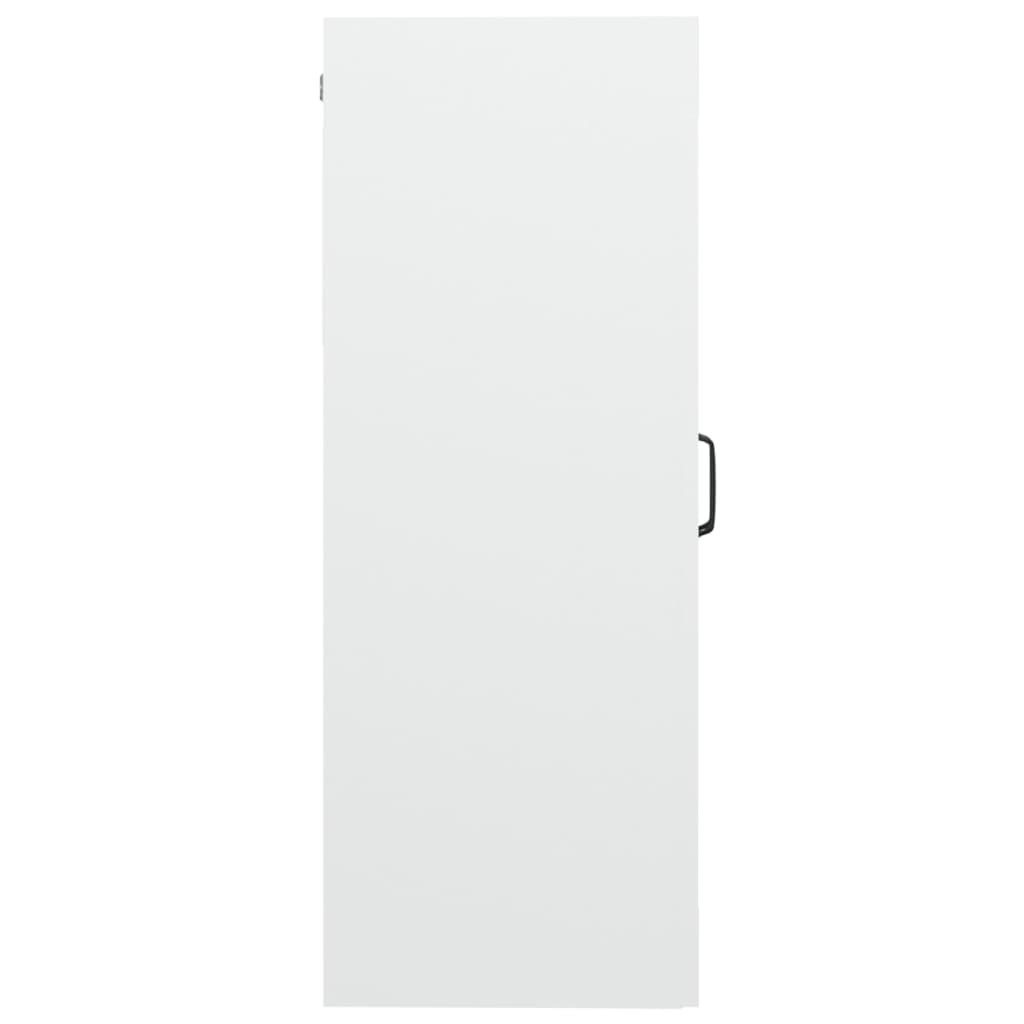vidaXL Armário de parede suspenso 69,5x34x90 cm branco
