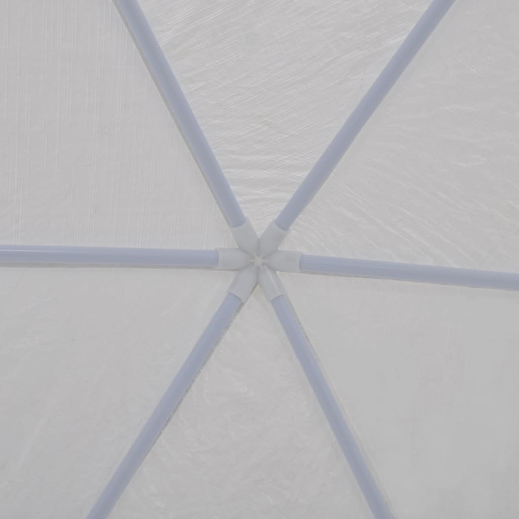 vidaXL Tenda com 7 paredes laterais em branco 2 x 2 m