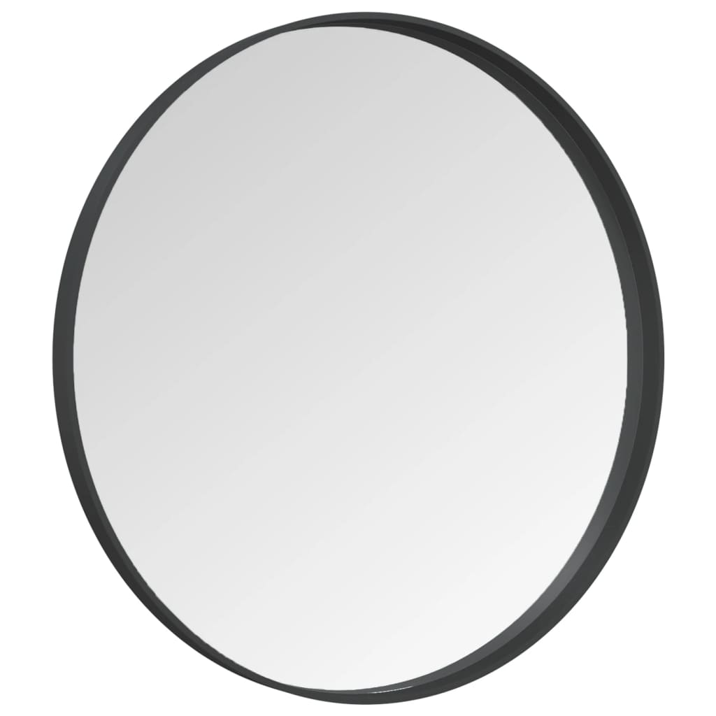 vidaXL Espelho de parede 60 cm preto