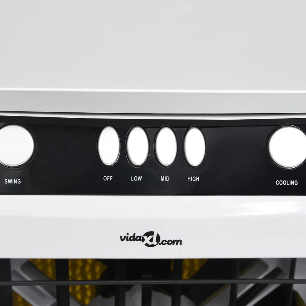 vidaXL Purificador de ar portátil 3-em-1 80W 73x38x30,5cm branco/preto
