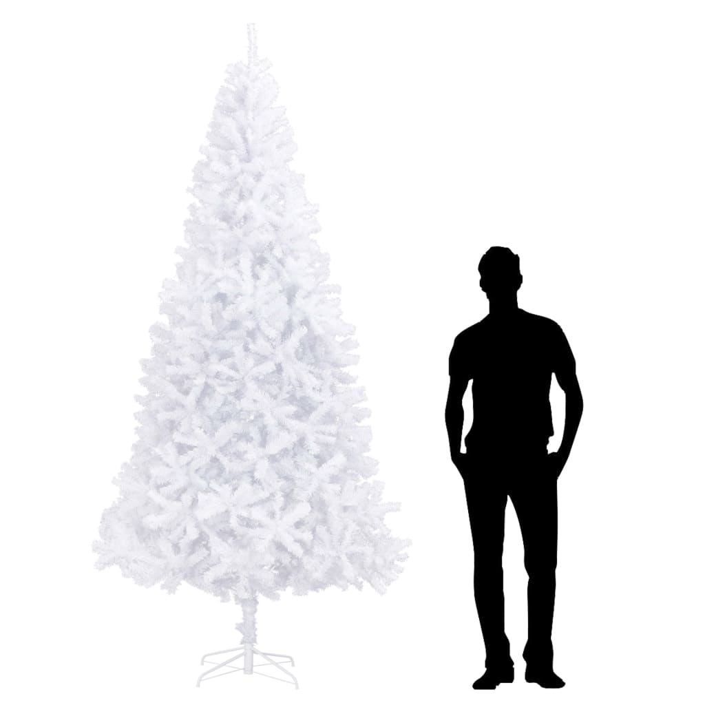vidaXL Árvore de natal artificial 300 cm branco