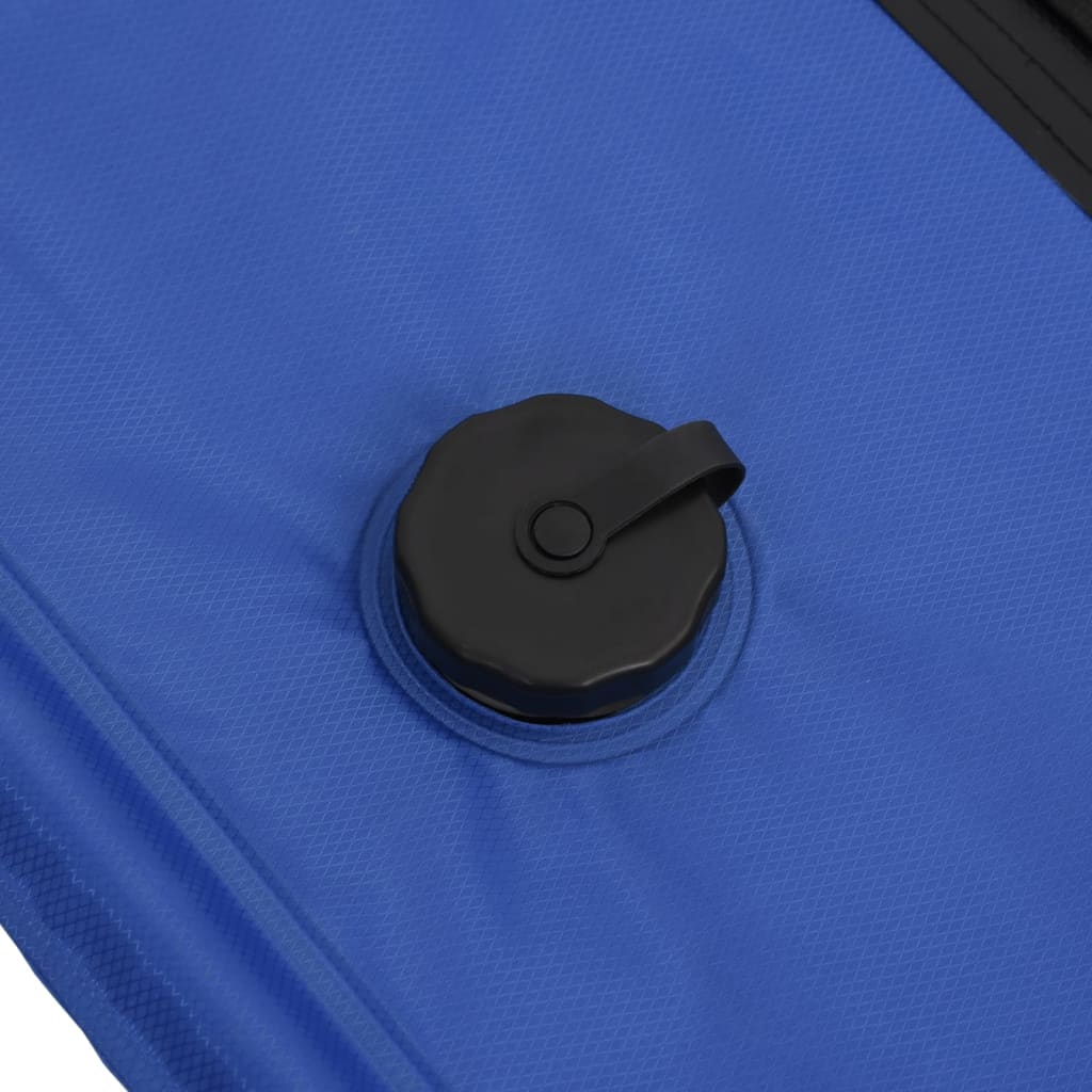 vidaXL Saco de duche para campismo 20 L PVC azul