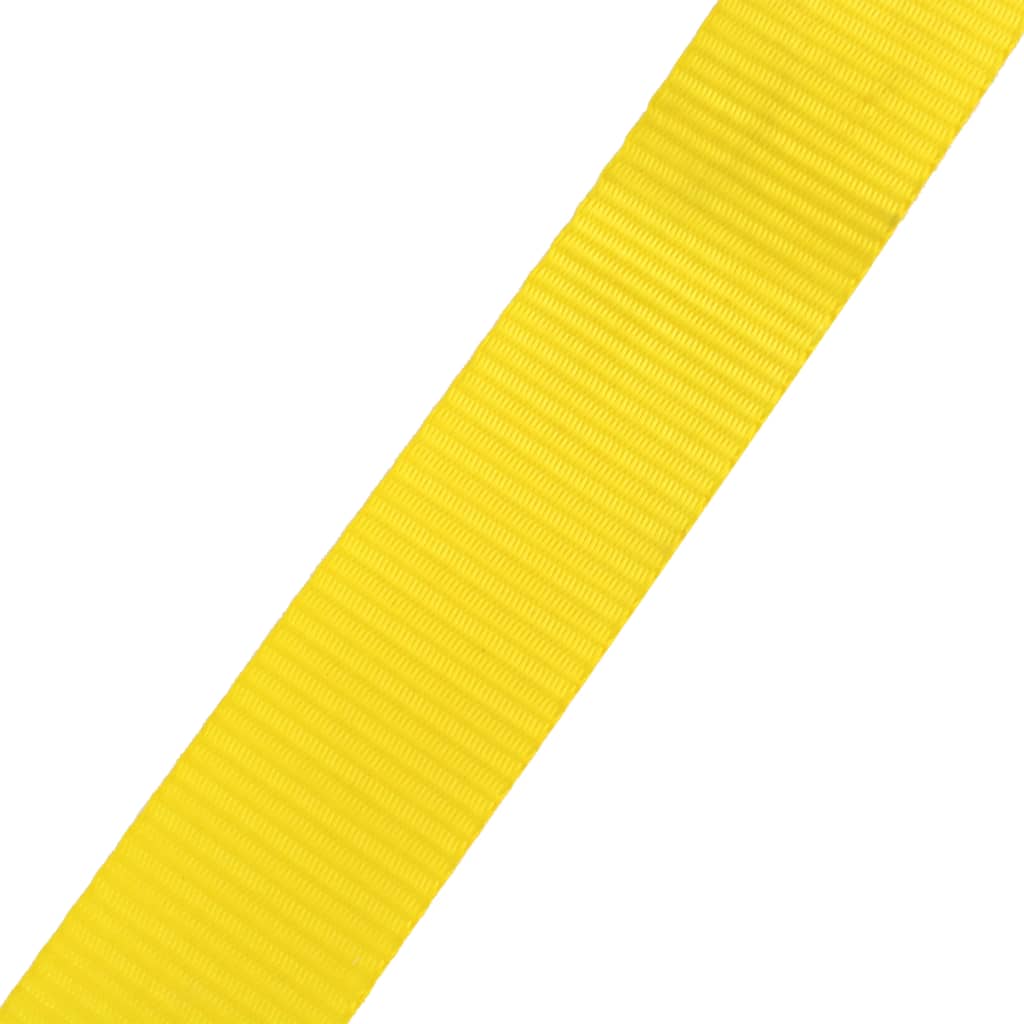 vidaXL Slackline 15 m x 50 mm 150 kg amarela