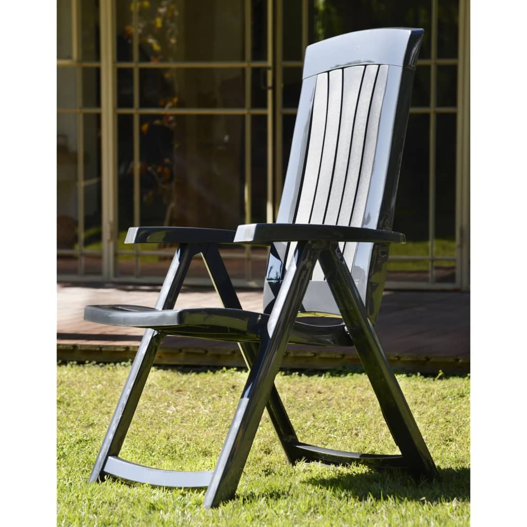 Keter Cadeiras de jardim reclináveis Corsica 2 pcs cinzento
