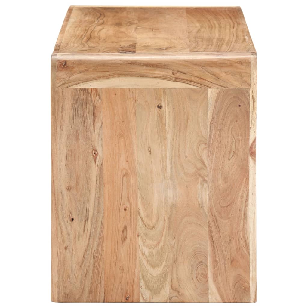 vidaXL Banco 110x38x46 cm madeira de acácia maciça