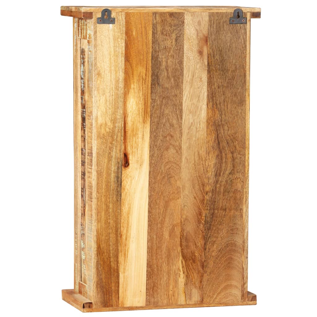 vidaXL Armário de parede em madeira recuperada maciça 44x21x72 cm
