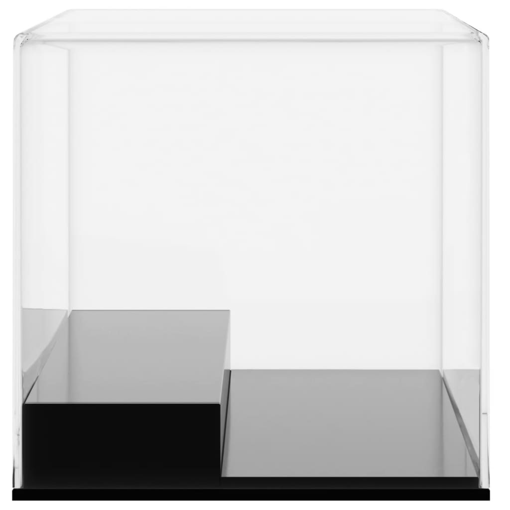 vidaXL Caixa de exposição 19,5x8,5x8,5 cm acrílico transparente