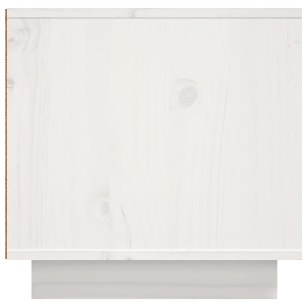 vidaXL Móvel de TV 156x40x40 cm madeira de pinho maciça branco