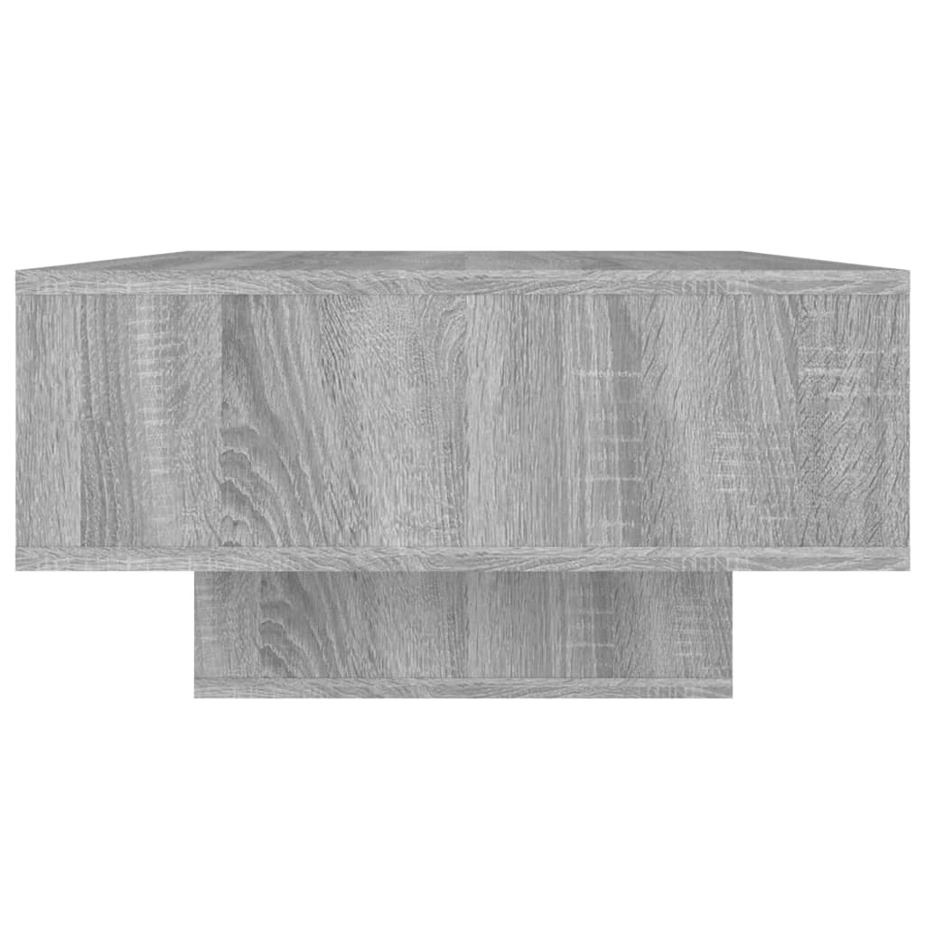 vidaXL Mesa de centro 105x55x32cm derivados de madeira cinzento sonoma
