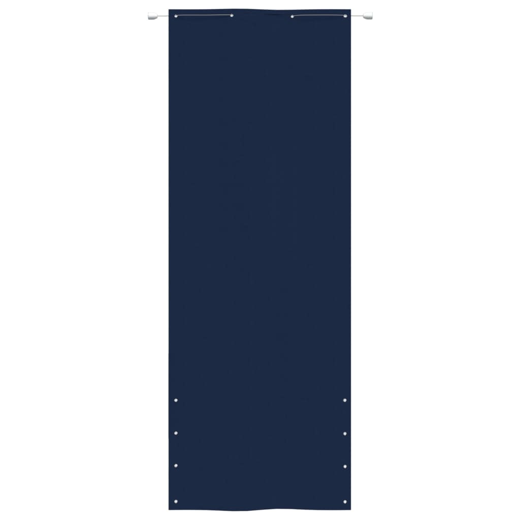 vidaXL Tela de varanda 80x240 cm tecido oxford azul