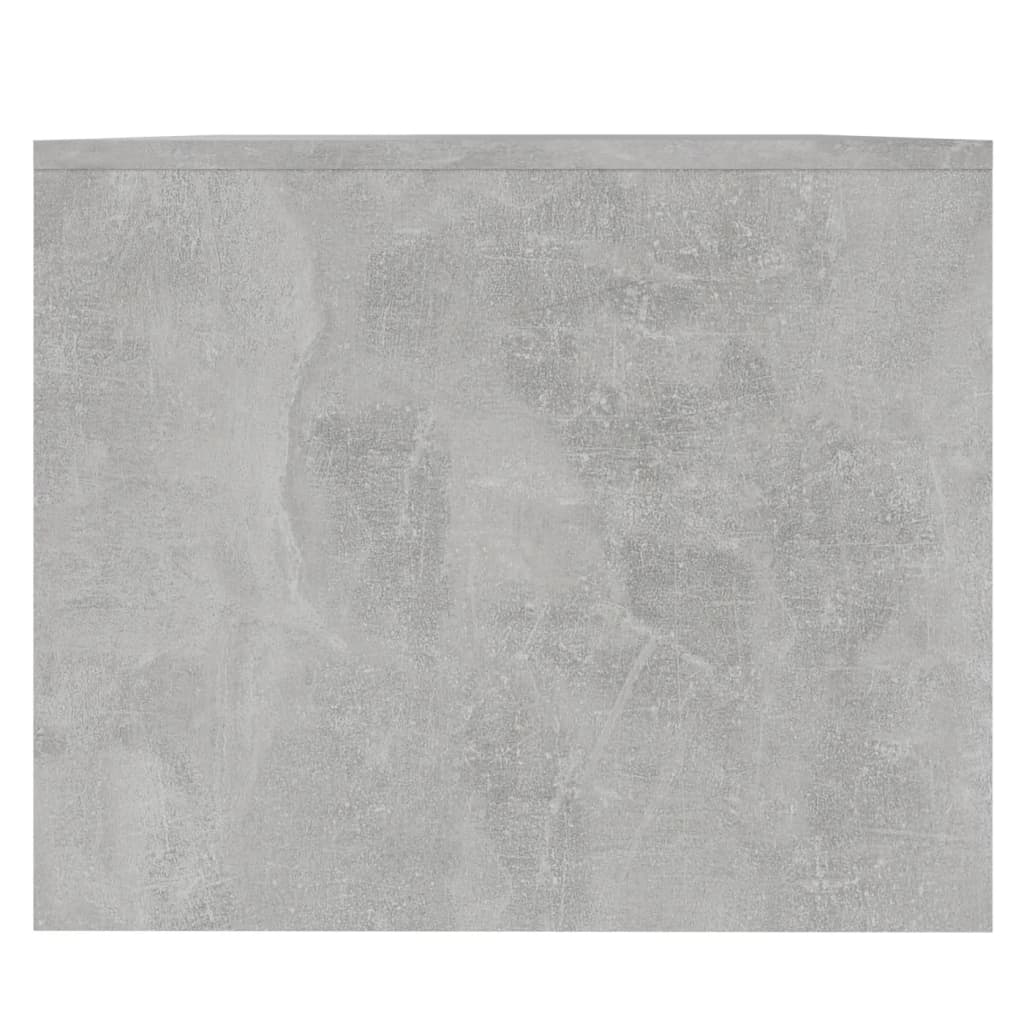 vidaXL Mesa de centro 90x50x41,5 cm aglomerado cinzento cimento