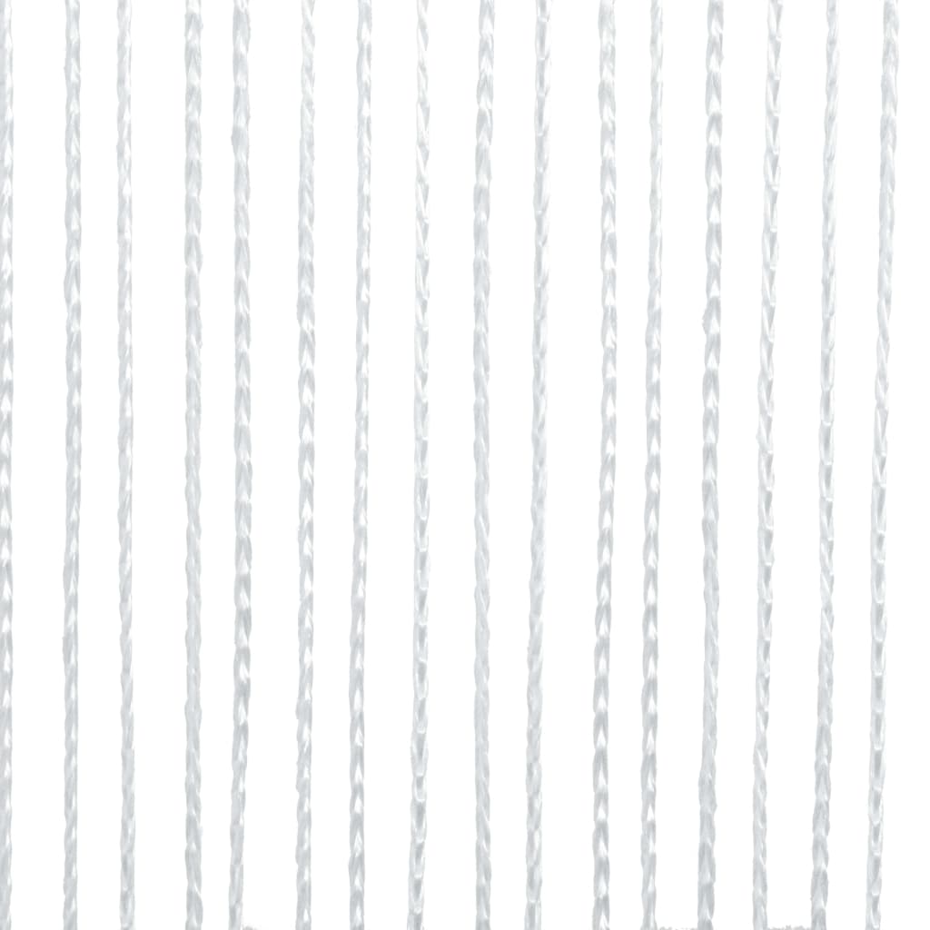vidaXL Cortinas de fios 2 pcs 100x250 cm branco