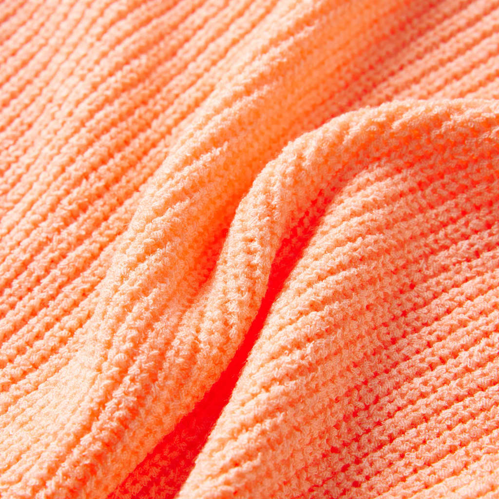 Camisola de malha para criança laranja brilhante 92