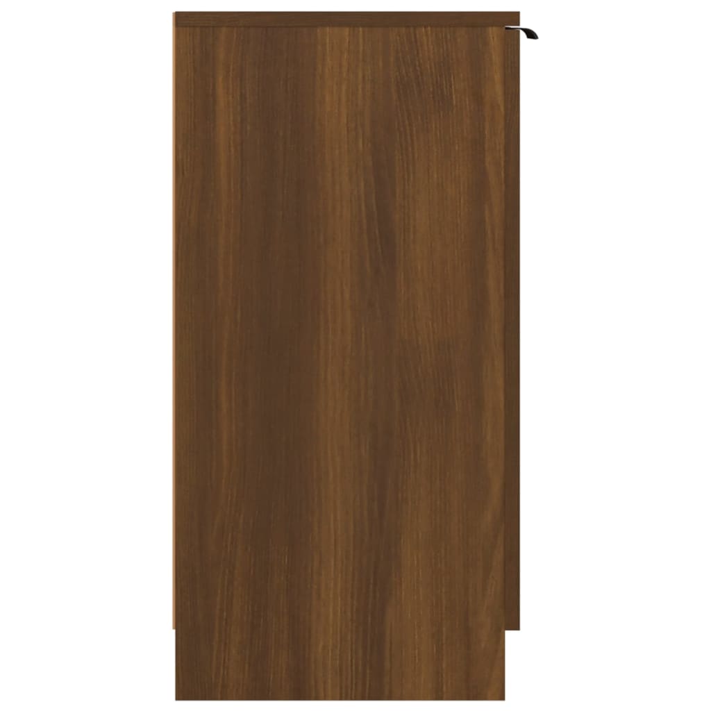 vidaXL Sapateira 59x35x70 cm derivados de madeira carvalho castanho