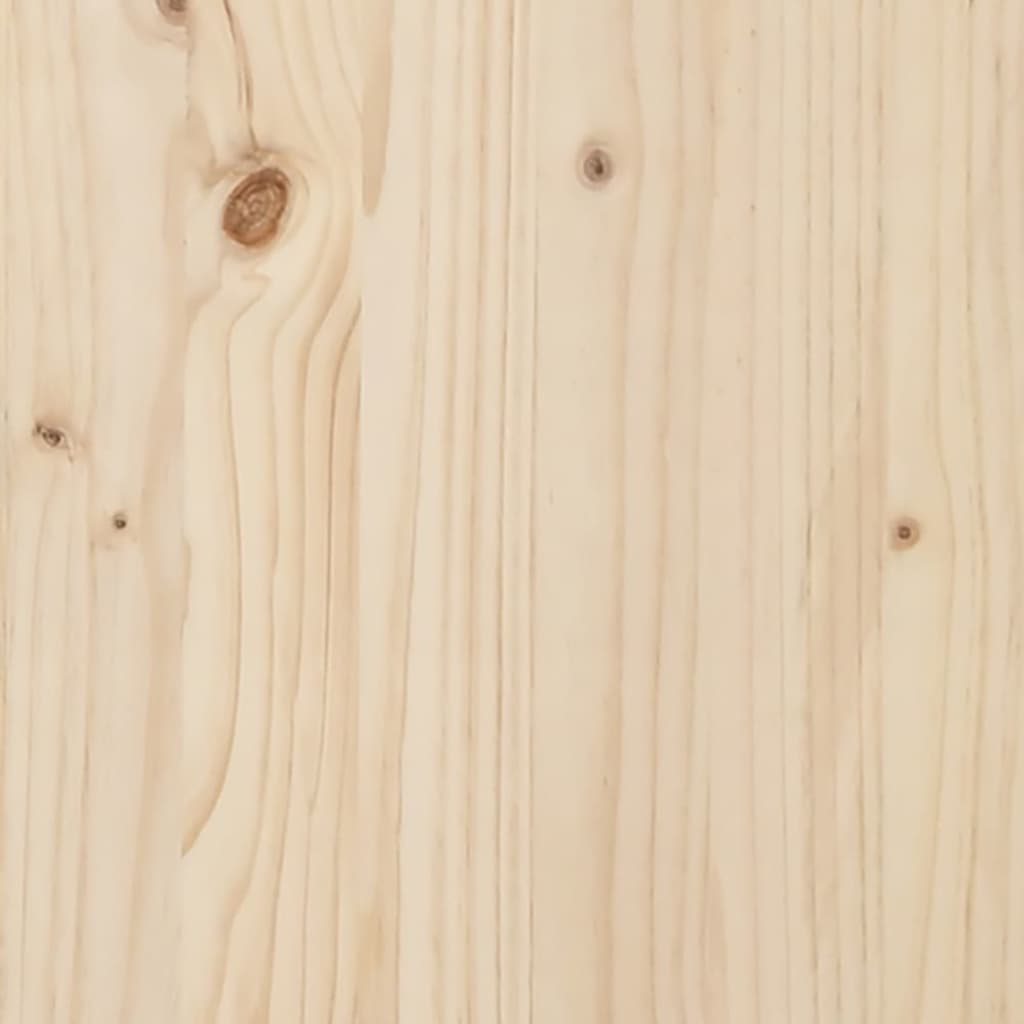vidaXL Secretária 110x50x75 cm madeira de pinho maciça