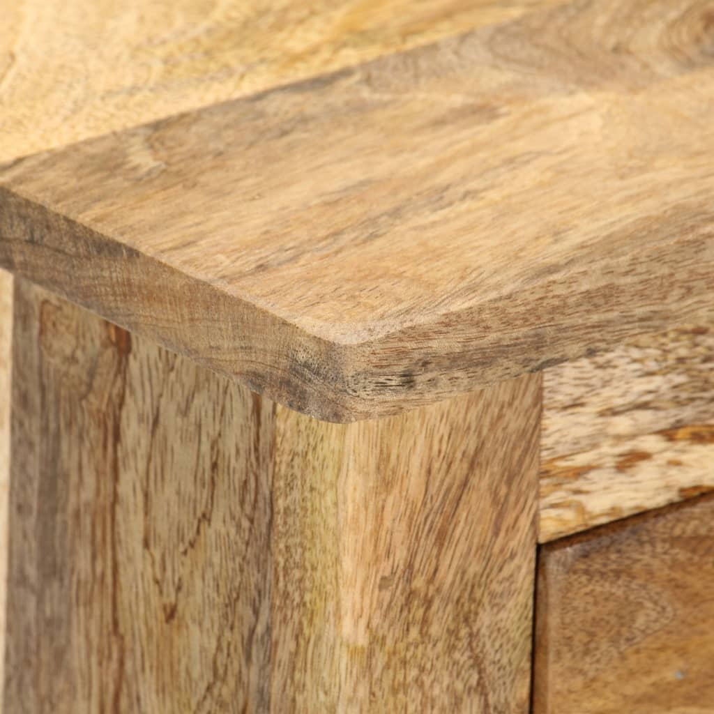 vidaXL Mesa de cabeceira 65x35x60 cm madeira de mangueira maciça