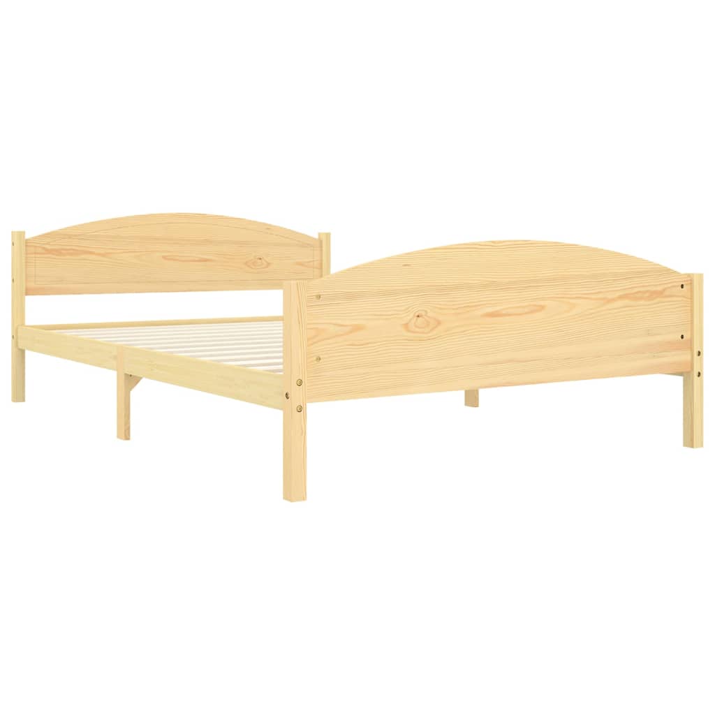 vidaXL Estrutura de cama 160x200 cm madeira pinho maciço