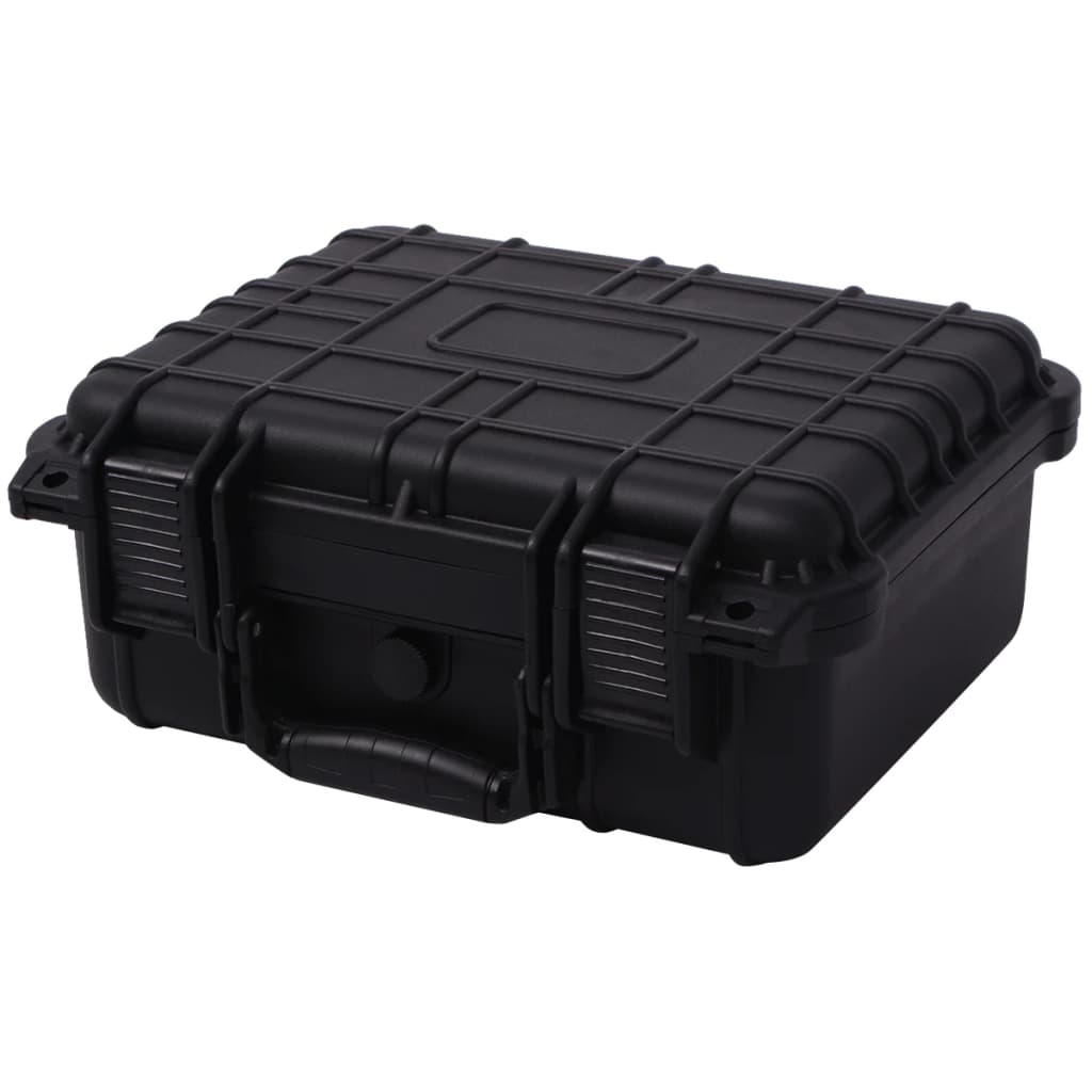 vidaXL Caixa protetora de equipamento 35x29,5x15 cm preto