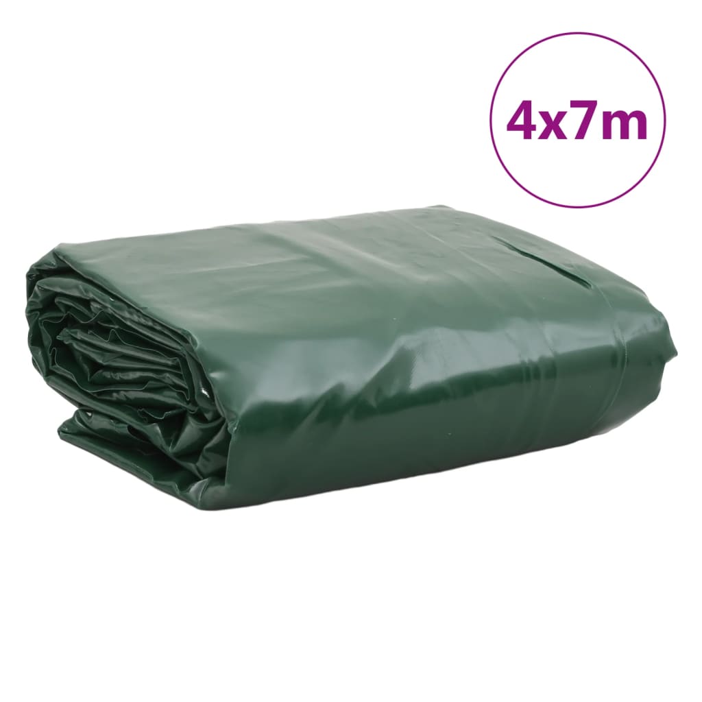 vidaXL Lona 4x7 m 650 g/m² verde