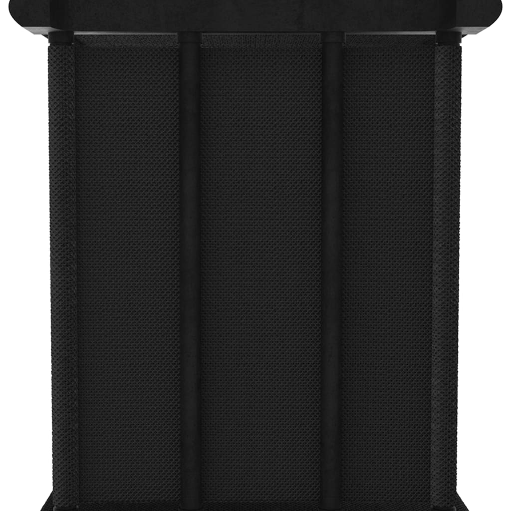 vidaXL Unidade de prateleiras 6 cubos 103x30x72,5 cm tecido preto