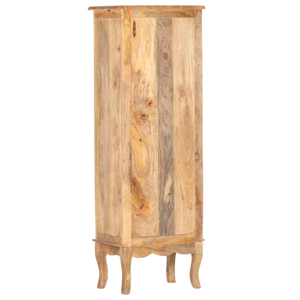 vidaXL Armário alto 45x30x130 cm madeira de mangueira maciça