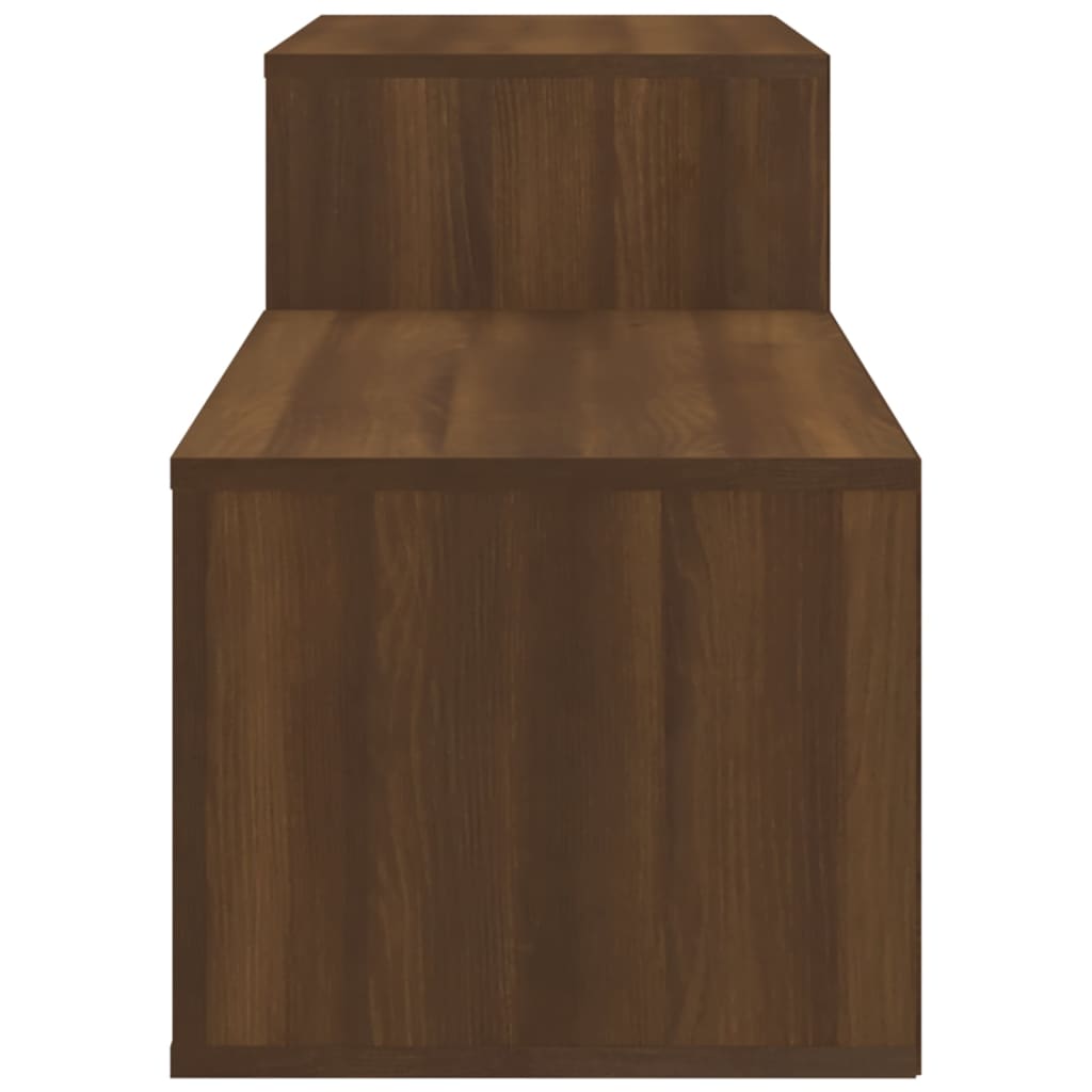 vidaXL Sapateira 150x35x45 cm derivados de madeira carvalho castanho