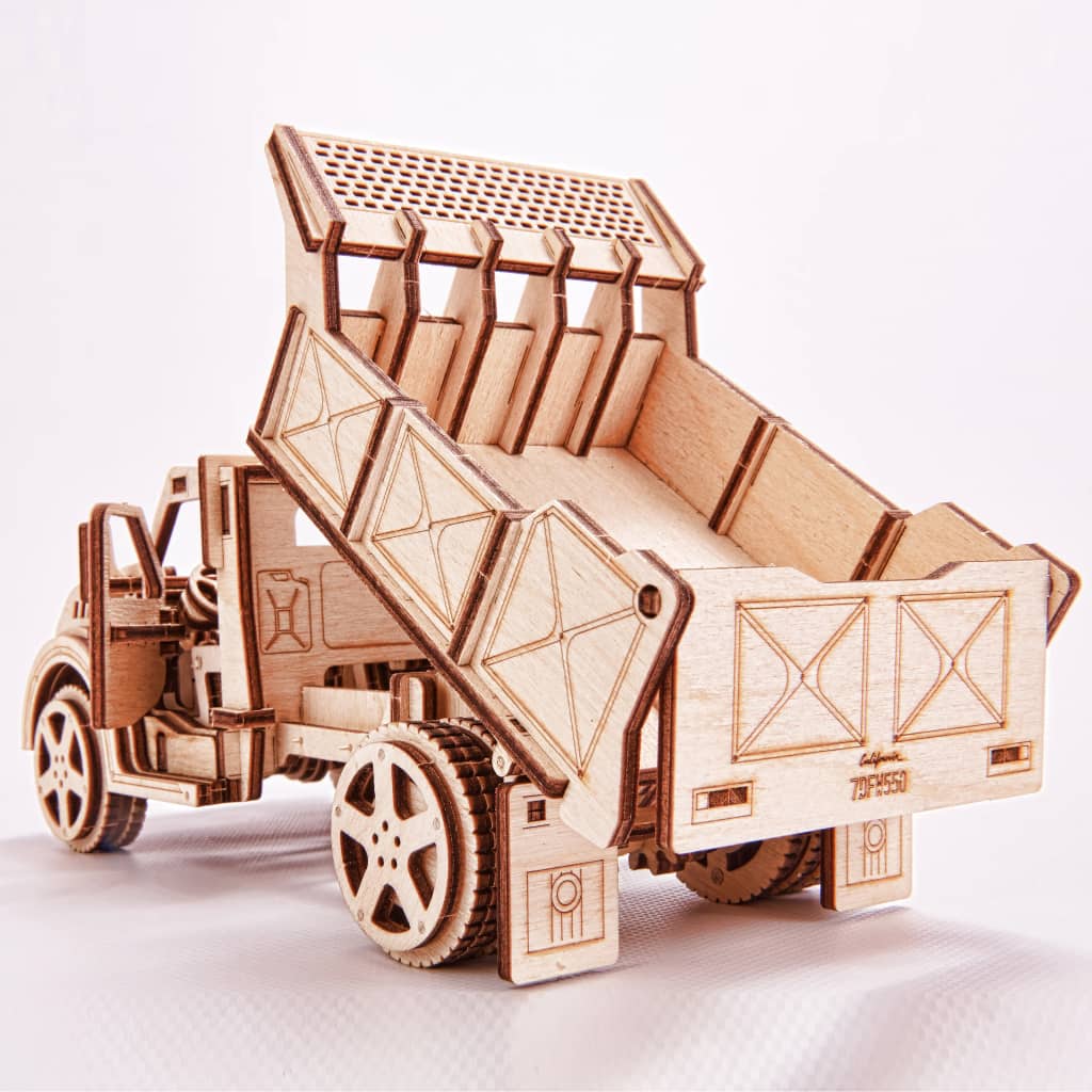 Wood Trick Kit/maqueta de camião à escala madeira