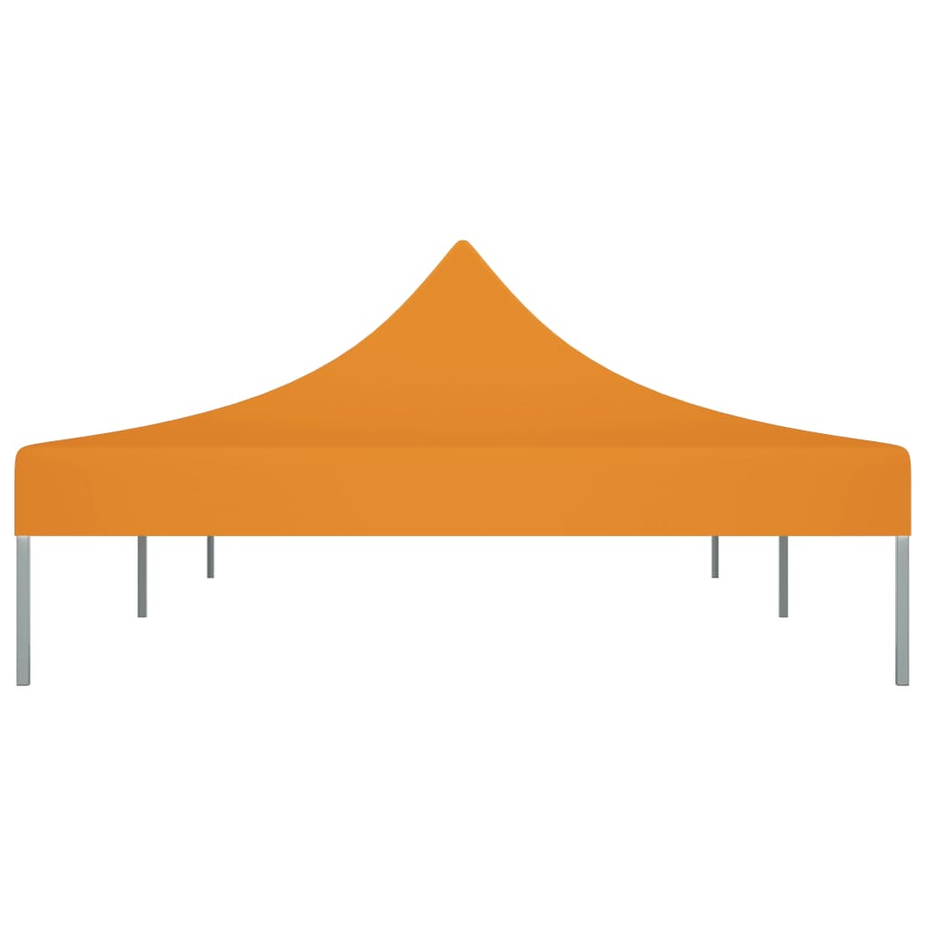 vidaXL Teto para tenda de festas 6x3 m 270 g/m² laranja