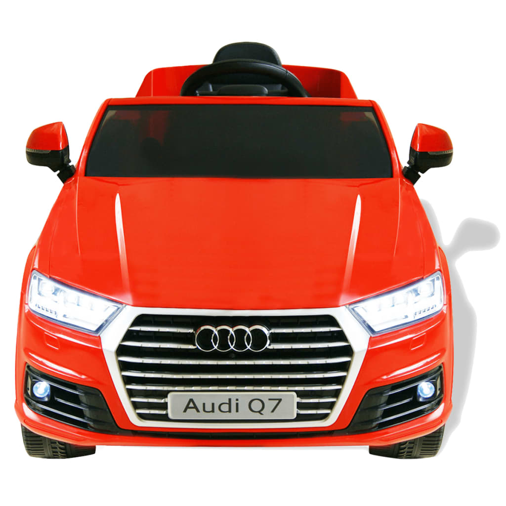 vidaXL Carro de passeio Audi Q7 elétrico 6 V vermelho