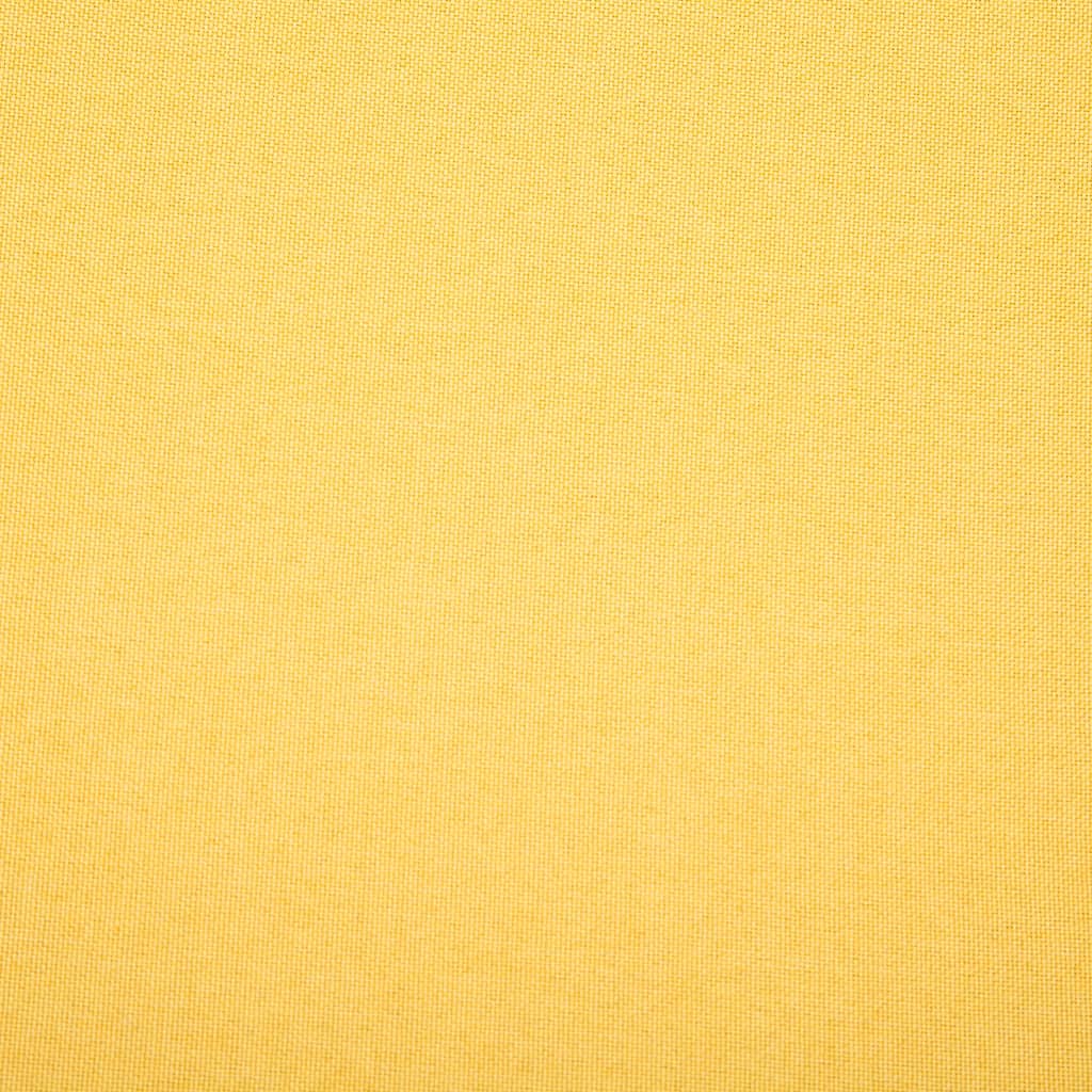 vidaXL Sofá de 3 lugares estofos de tecido 172x70x82 cm amarelo