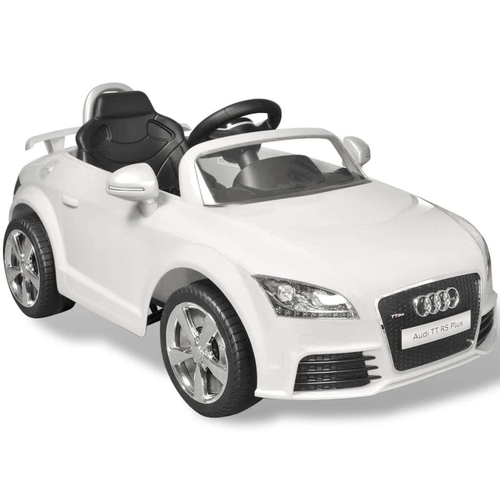 Carro Audi TT RS para crianças com controlo remoto - branco