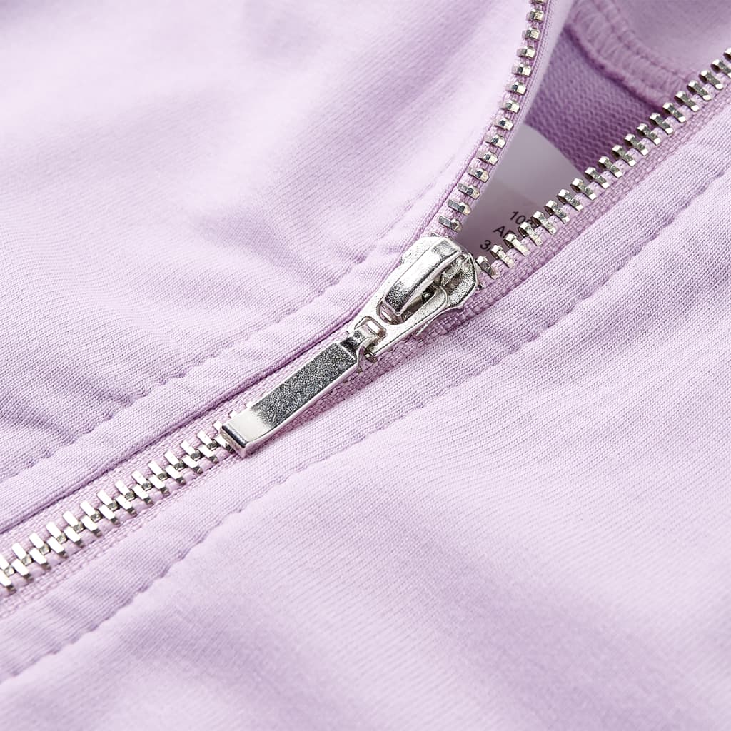 Sweatshirt para criança com capuz lilás 92