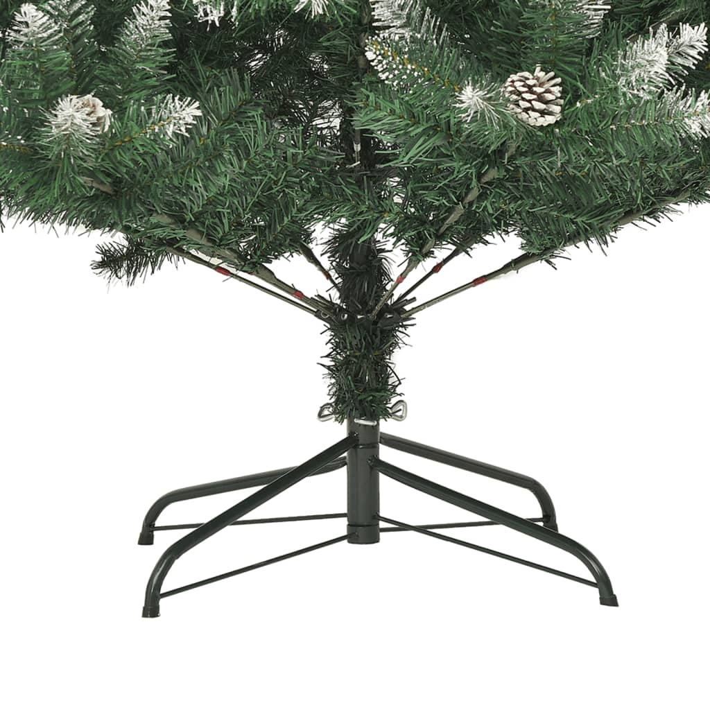 vidaXL Árvore de Natal artificial com suporte 150 cm PVC