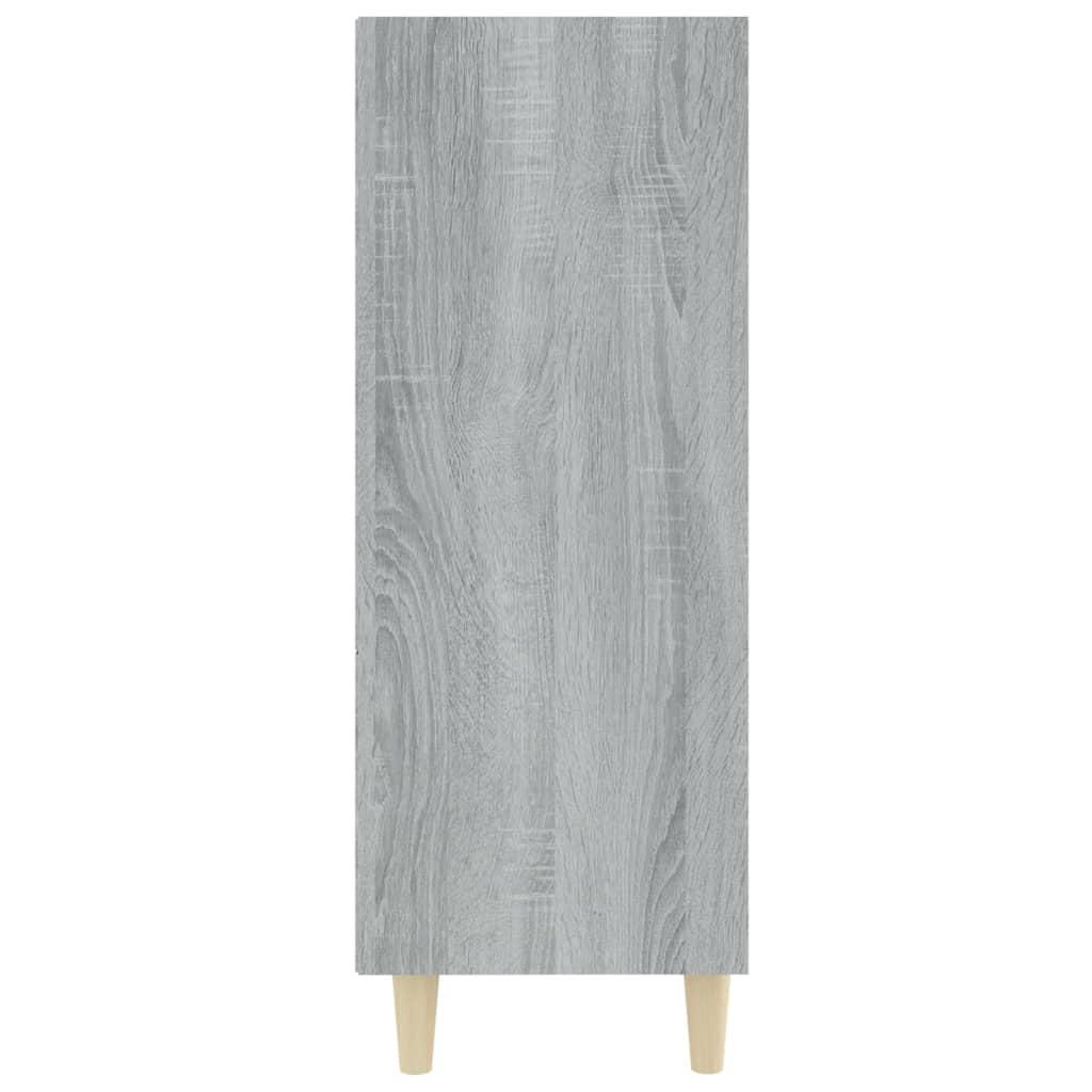 vidaXL Aparador 69,5x32,5x90 cm madeira processada cor cinzento sonoma