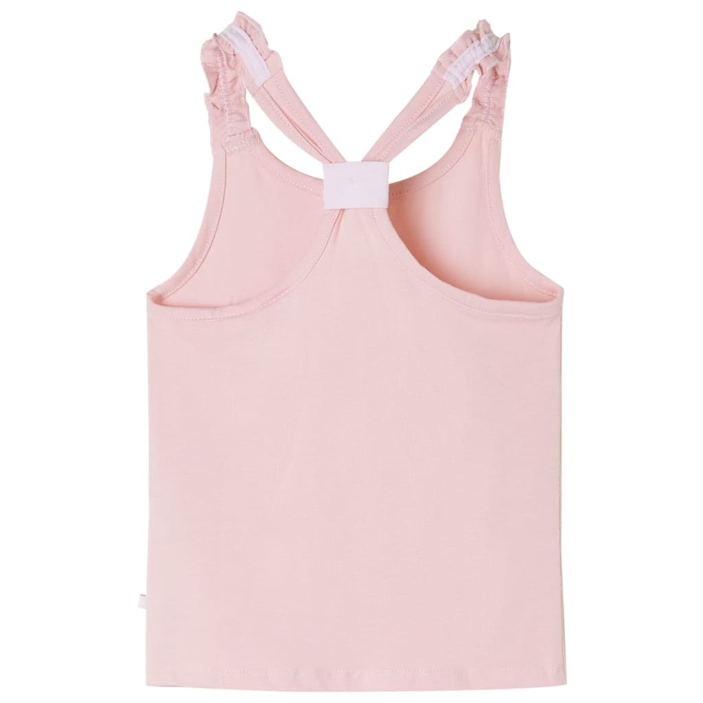T-shirt de alças para criança rosa-claro 92