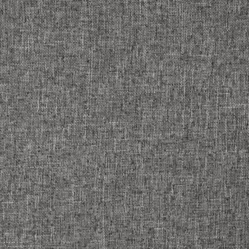vidaXL Cadeira de chão dobrável c/função de cama tecido cinzento-claro