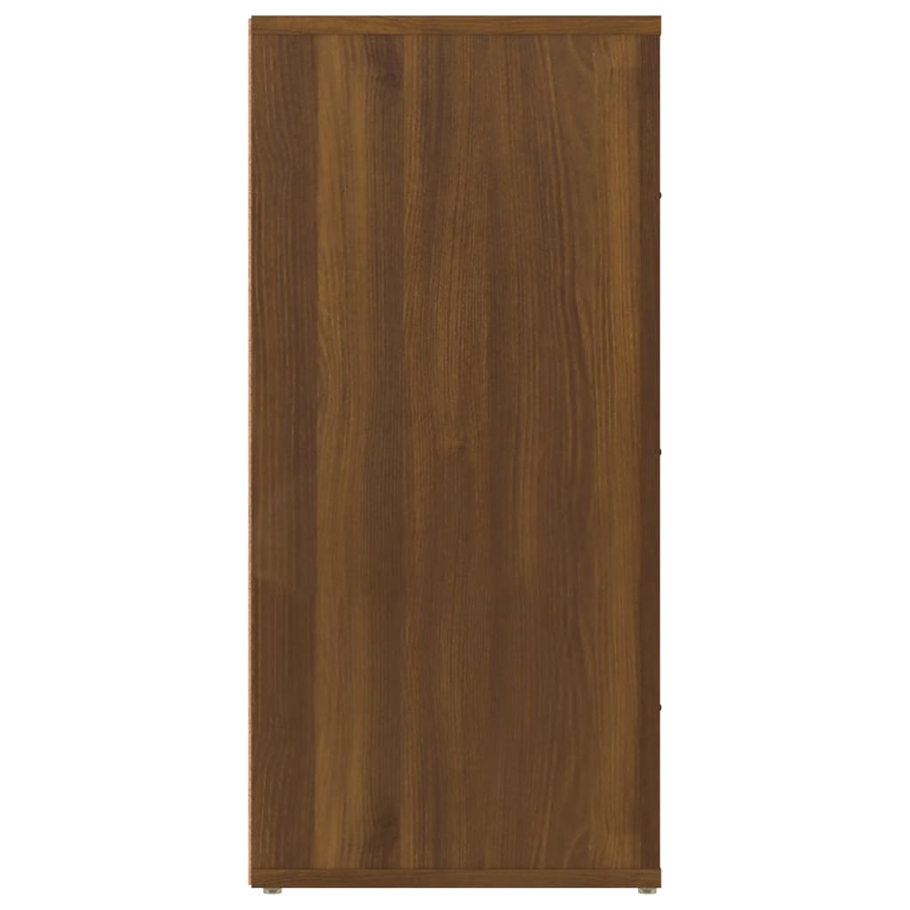 vidaXL Aparador 40x33x70 cm derivados de madeira carvalho castanho