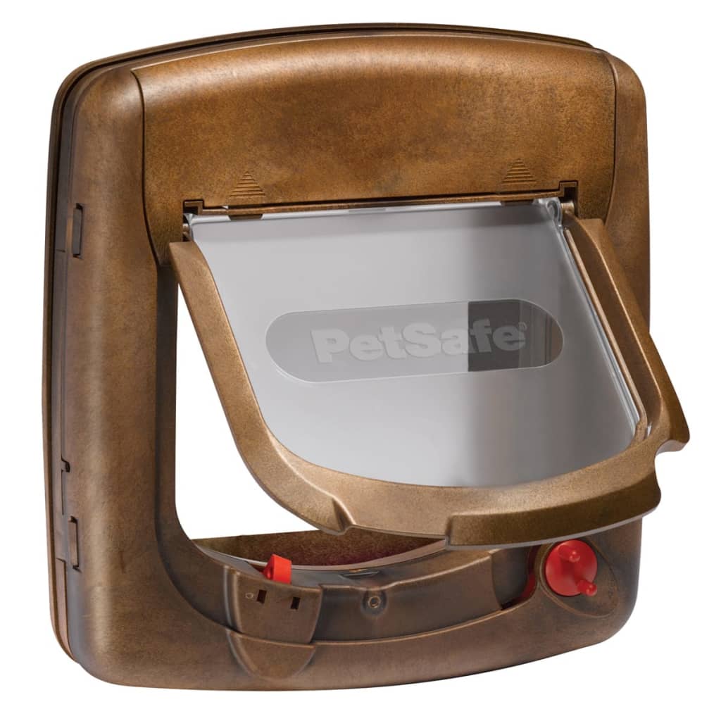 PetSafe Porta magnética para gatos 4 vias Deluxe 420 castanho 5006