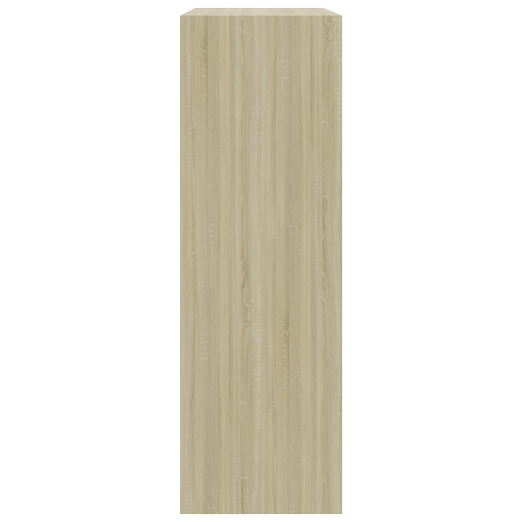 vidaXL Estante 60x24x76 cm derivados de madeira carvalho sonoma