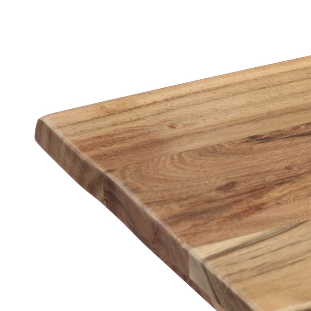vidaXL Mesa de jantar 120x58x76 cm madeira de acácia maciça