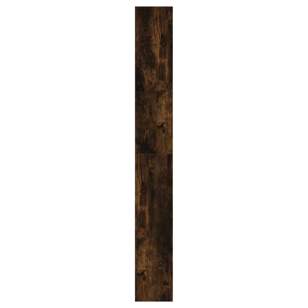 vidaXL Sapateira 60x21x163,5 cm derivados de madeira carvalho fumado