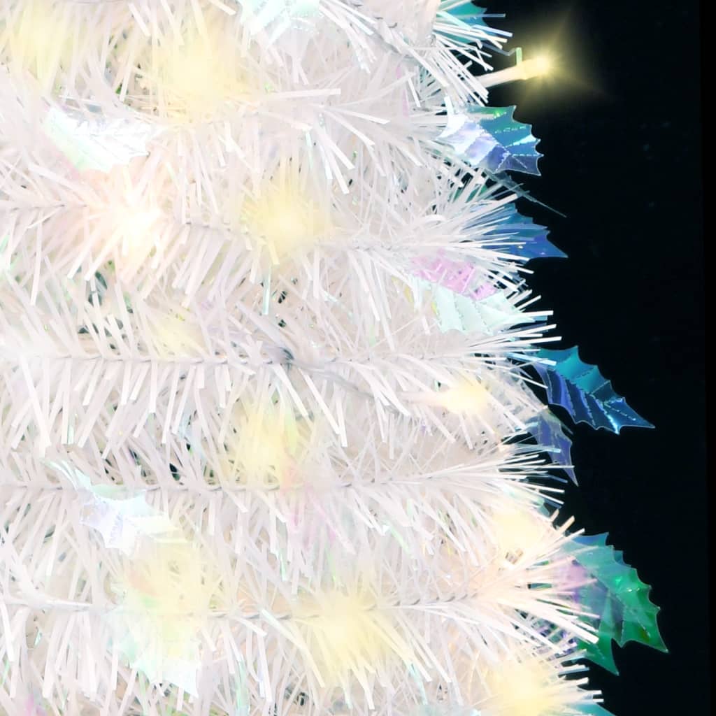 vidaXL Árvore de Natal artificial pop-up c/ 50 luzes LED 120 cm branco