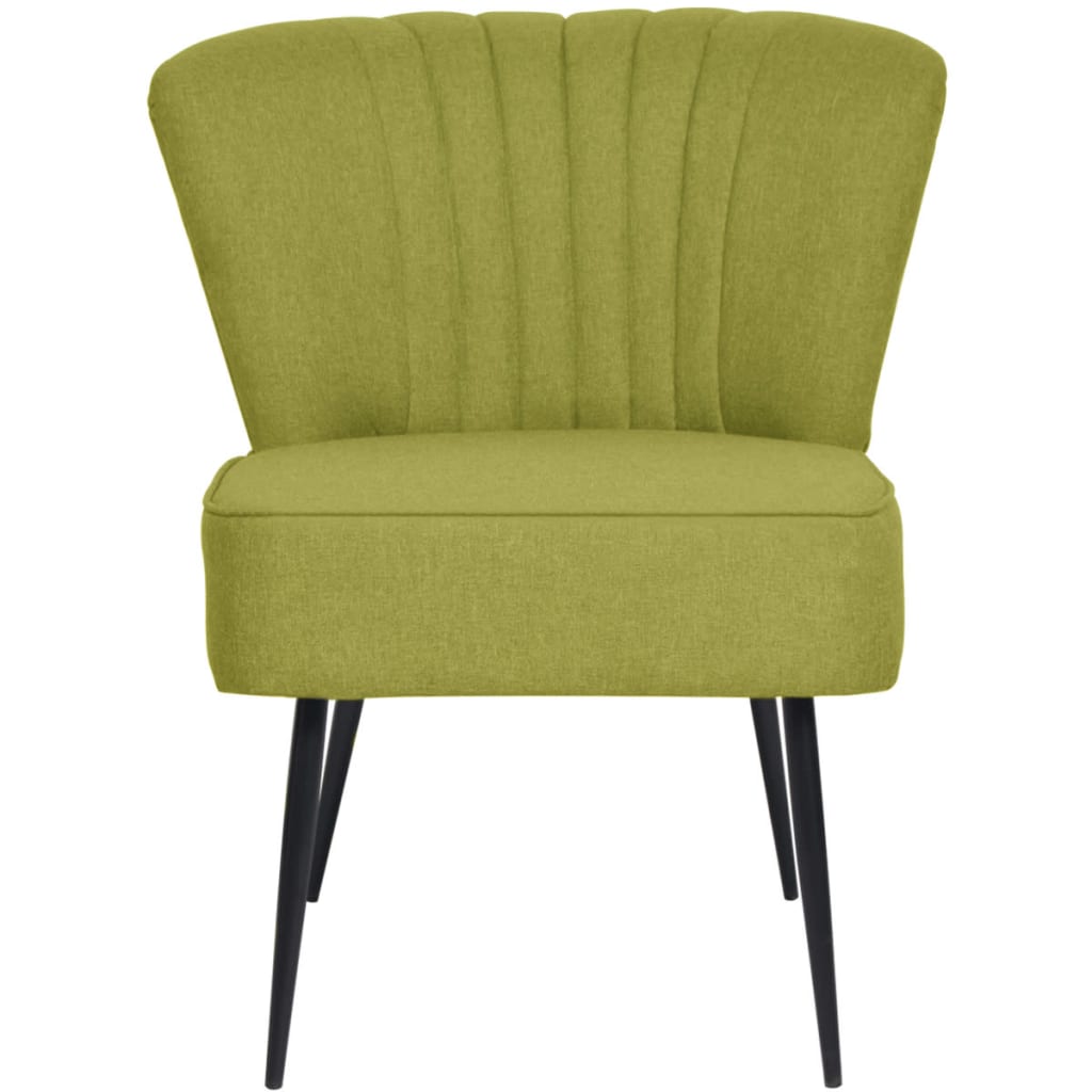 vidaXL Cadeira de cocktail tecido verde
