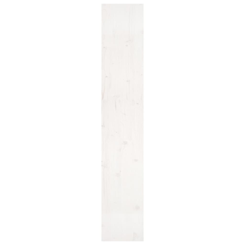 vidaXL Estante/divisória 80x30x167,4 cm madeira de pinho maciça branco