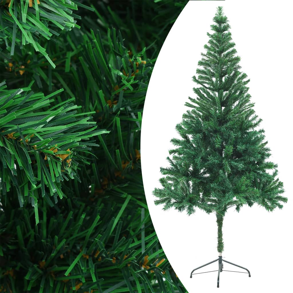 vidaXL Árvore de Natal artificial pré-iluminada com suporte 564 ramos
