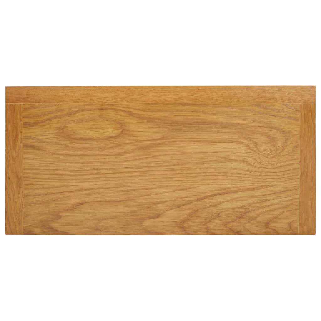 vidaXL Louceiro 70x35x75 cm madeira de carvalho maciça