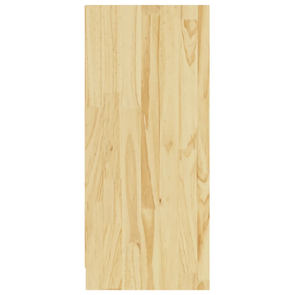 vidaXL Aparador 70x33x76 cm madeira de pinho maciça