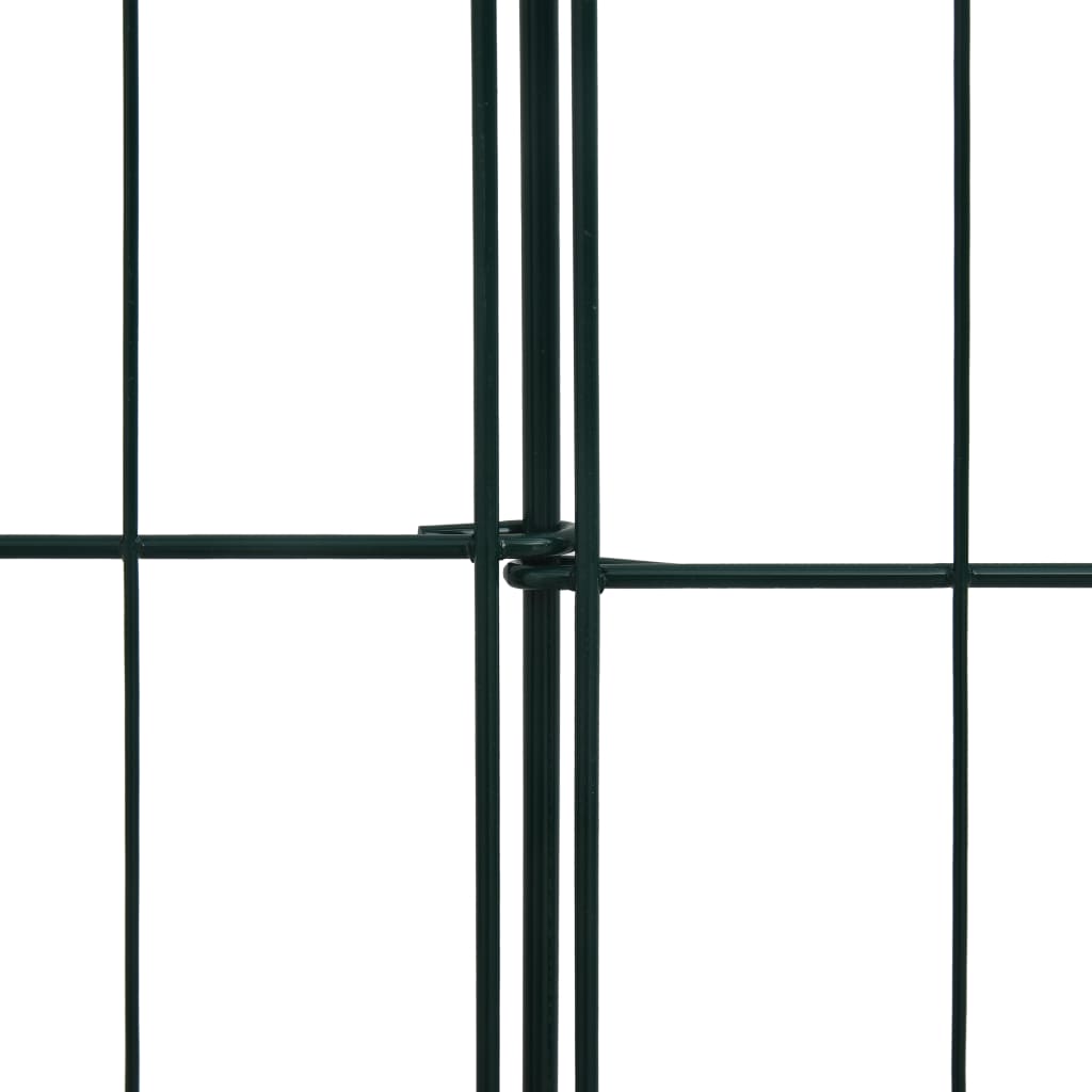 vidaXL Conjunto painéis de vedação para jardim 99,6x79,8 cm verde