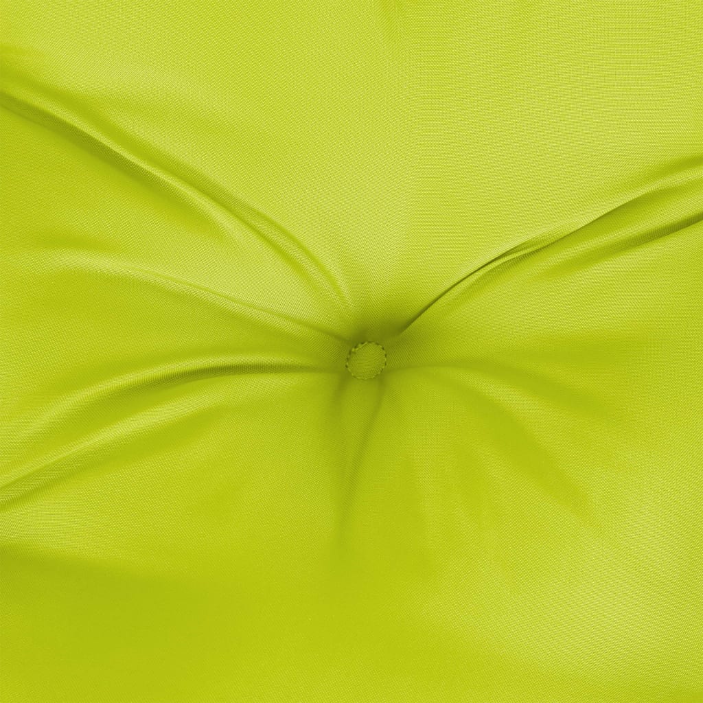 vidaXL Almofadões de cadeira 6 pcs tecido oxford verde brilhante